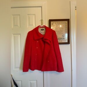 J. Crew Boucle Mohair Lucille Peacoat - Size 6